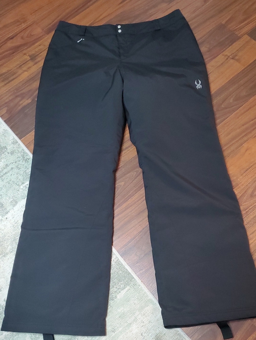 Spyder Black Insulated Highe End Pant with Red Tag and White Label